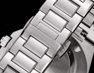 Montre de plongée classique pour homme personnalisable, cadran en acier inoxydable polyvalent, logo personnalisé, technologie à quartz, montre pour homme - Product Image 6