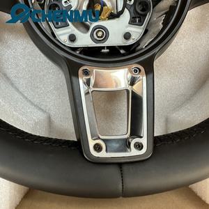 พวงมาลัยหนังแท้ราคาโรงงานสำหรับรถปอร์เช่ มอแลน แพนาเมร่า คาเยนน์ 911 718 991 พวงมาลัยแบบกำหนดเอง - Product Image 6