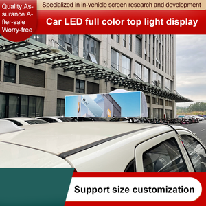 Pantallas publicitarias de letreros digitales Led P8 para coches, pantalla de doble cara para exteriores, Taxi superior, pantalla Led para coche, caja de luz superior para techo - Product Image 3