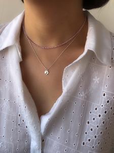 Collana di piccole perle da donna di <span class=keywords><strong>Malachite</strong></span> naturale gemma con perline e girocollo minimalista gioiello di equilibrio di cristallo impermeabile - Product Image 6