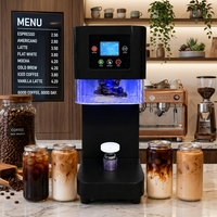 Máquina Selladora de Latas Rotativa Automática Eléctrica para Latas de Plástico PET, Metal, Bebidas, Jugos, Refrescos, Selladora de Botellas
