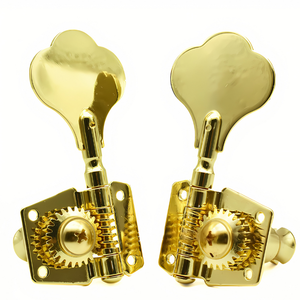 Clavijas de Afinación Abiertas de Metal Dorado sin Níquel para Guitarra Eléctrica de <span class=keywords><strong>4</strong></span> <span class=keywords><strong>Cuerdas</strong></span>, Accesorios para <span class=keywords><strong>Bajo</strong></span> - Product Image 2