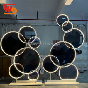 Fournitures de décoration SMOOTH : Arche de cérémonie LED personnalisable pour toile de fond de scène de mariage - Product Image 1