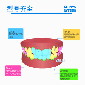 มีดผ่าตัดทางการแพทย์ซินหัว รุ่น Zr7635c 24C เครื่องมือขจัดคราบหินปูนและคราบพลัค - Product Image 5