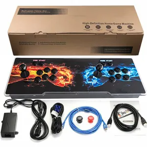 Console de videogame retro box 7000 em 1 2 jogadores, wi-fi, arcade 3d, console de jogos, bastão duplo