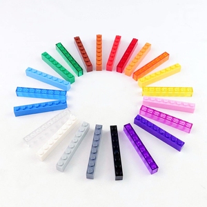 อุปกรณ์เสริมบล็อกตัวต่อพลาสติก ABS แบบ DIY MOC รุ่น 3008 และ 1x8 ที่เข้ากันได้กับ STEM สำหรับการจัดเก็บและเล่นอย่างสร้างสรรค์ - Product Image 1