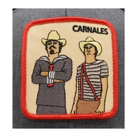 Gorra de Malla Estilo Camionero de 5 Paneles de Alta Calidad Goorin Bros, Poliéster Negro, Bordado de Anime, Moda Verano para Hombre Estilo Dubái