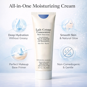 Crème hydratante EBS au beurre de karité, protéines de soja et aloe vera naturel, avec cire d'abeille pour une hydratation longue durée, idéale pour les peaux sèches et sensibles, crème estampillée or - Product Image 4