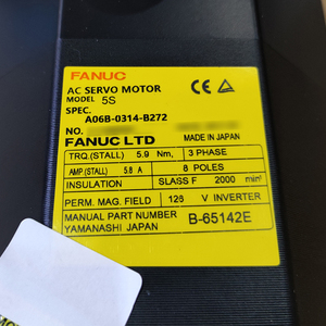 Fournisseur de pièces détachées pour servomoteur AC FANUC A06B-0314-B272 - Product Image 2