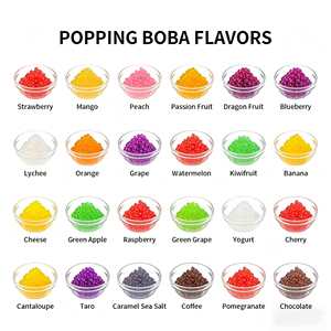 Boba Éclatante Saveur <span class=keywords><strong>Orange</strong></span> 1,2 kg – Billes de Jus de Fruits pour Bubble Tea, Boissons et Desserts – Prix Usine - Product Image 6