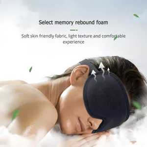 3D copri occhi per dormire elastico spessa Memory Foam regolabile Blackout 3D occhio maschera di sonno per le donne e gli uomini