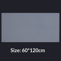 Grand tapis en silicone résistant à la chaleur de 120 x 60 cm, antiadhésif, imperméable, pour la table de travail, protection du comptoir