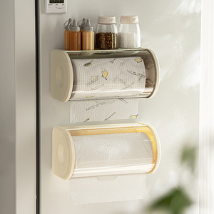 Boîte à mouchoirs murale GREENSIDE pour <span class=keywords><strong>cuisine</strong></span> et salle de bain, en PET, avec couvercle, anti-poussière, design moderne et minimaliste - Product Image 4