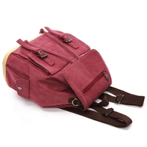 Zaino da donna in tela Vintage all'ingrosso alla moda per scuola impermeabile e zaino da viaggio all'aperto con servizio personalizzato - Product Image 5