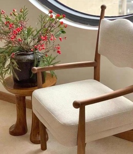 Fabricante al por mayor wabi-sabi estilo caucho Fresno muebles de comedor de madera moderna mesa de comedor para la venta - Product Image 3