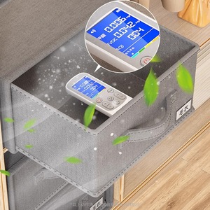 Organizador de ropa, caja de almacenamiento estilo cajón, rectangular, plegable, apilable, para guardarropa, ropa, pantalones, prendas interiores, uso doméstico - Product Image 3