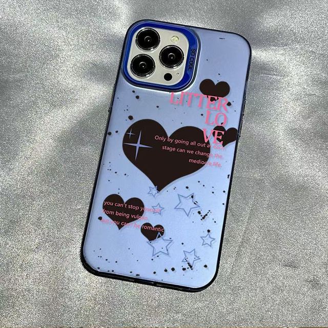 Hot Selling Premium Silver love Couple Phone case Suitable for iPhone Phone Case17 Air 15 16 17 Shock-absorbing Protective Cover