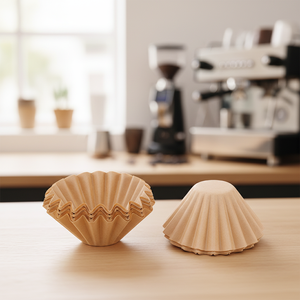 Großhandel Premium Wiederverwendbare Kaffeefilter Umweltfreundlich Lebensmittelecht Meika Marke Modernes Design Korbform Holzfaser Farbverlauf - Product Image 1