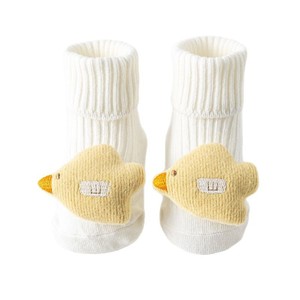 Nouveau-né mâle femelle bébés nourrissons jeunes enfants âgés de 0-1-3 ans coton automne antidérapant équipage décontracté respirant chaussettes - Product Image 1