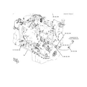 Faisceau de câblage 332-9713 3329713 compatible avec D6N |   Outils de réparation d'excavatrice |   Haute qualité |   Durable | - Product Image 2