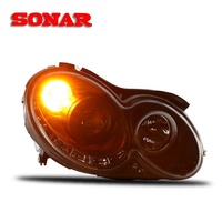 Phare avant SONAR 12V 55W avec lentille modifiée 6000K pour Mercedes-Benz CLK200K/240/280/350 W209 (2004-2009)