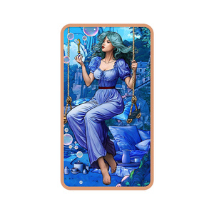Tarjetas de Tarot de las <span class=keywords><strong>Siete</strong></span> <span class=keywords><strong>Pecados</strong></span> <span class=keywords><strong>Capitales</strong></span>, Tarjetas de Oráculo con Arte Colorido de Mujeres, Monedas de Cobre, Barra de Lingotes de 1oz con Pureza del 999 - Product Image 4