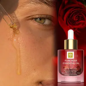 天然玫瑰花瓣面油保湿皮肤美白面油定制自有品牌精油 (新)