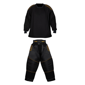 Maillot de gardien de but de floorball personnalisé imprimé, respirant, à manches longues, avec sangles réglables, rembourrage protecteur, en polyester durable, ensembles - Product Image 1