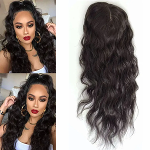 ท็อปเปอร์ผมแท้แบบไหม ขนาด 13x15 ซม. สีดำธรรมชาติ 1B สีน้ำตาล สำหรับ<span class=keywords><strong>ผู้หญิง</strong></span> - Product Image 1