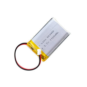 GEB 603450 <span class=keywords><strong>3</strong></span>,7 V 1100mAh rechargeable lithume Li ion polymer battery for digital products - Product Image 2