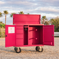 SuperLuck SL-Y112 Armoire de rangement en acier galvanisé thermolaqué – Tailles et couleurs personnalisables pour usage extérieur (filles) MOQ 1 pièce