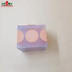 Прозрачная Пластиковая Складная маленькая коробка, индивидуальная печатная ПЭТ/ПВХ пластиковая коробка для подарка