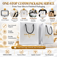 Sacs en papier pour bijoux personnalisés de luxe, recyclables, réutilisables, imprimés en offset, avec laminage mat, logo, sacs cadeaux blancs, corde noire pour bijoux