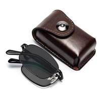 Lunettes de lecture progressives multifocales photochromiques pliables 2026, anti-reflets, en alliage rectangulaire, pour intérieur et extérieur, 2 en 1