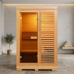 PERFECT COLLECTION Indoor Wooden Sauna Room 12x8 ft Modern Freestanding Design - Product Image 3