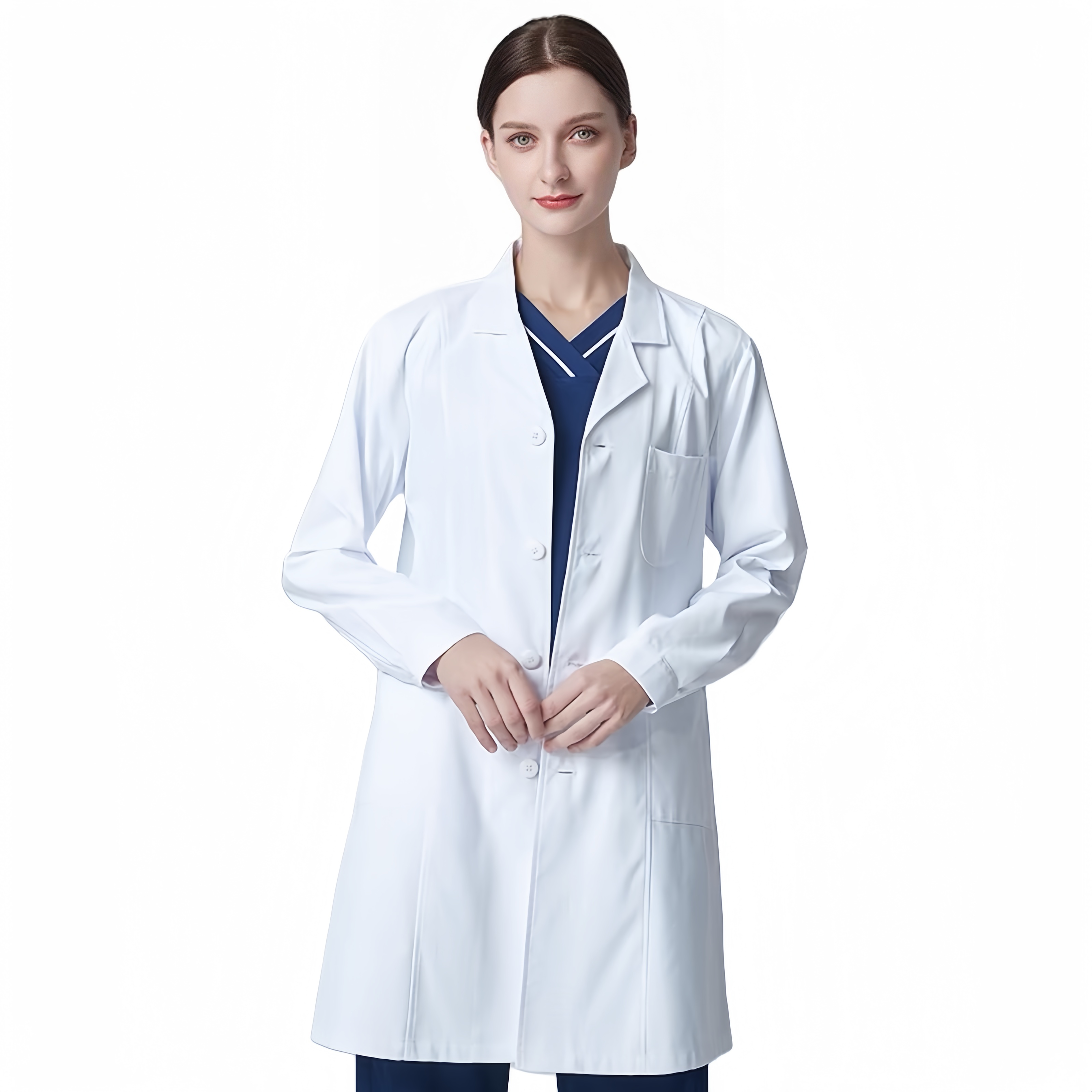 แขนยาวสีขาว