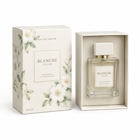 Boîte cadeau rigide haut de gamme écologique pour parfum, avec doublure en éponge de soie, taille personnalisée, emballage de luxe pour cosmétiques et parfums, vente au détail pour marques.