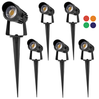 Spot lumineux LED imperméable avec technologie COB, 3w, éclairage d'extérieur, luminaire de paysage, idéal pour la pelouse du jardin, SC-J101A