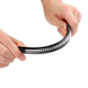 <span class=keywords><strong>Feu</strong></span> de <span class=keywords><strong>stop</strong></span> et <span class=keywords><strong>clignotant</strong></span> LED pour motos, bandeau pour feux, pièces détachées, universel, flexible, 48 pouces - Product Image 6