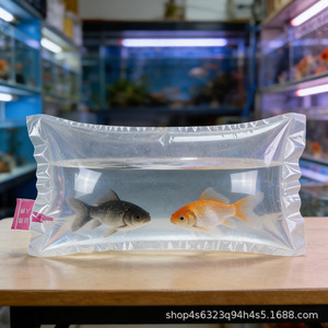 Bolsa de transporte para peces ornamentales Cangzhou Baoneng, 30 micras de grosor, con oxigenación, para peces vivos, camarones y alevines. - Product Image 3