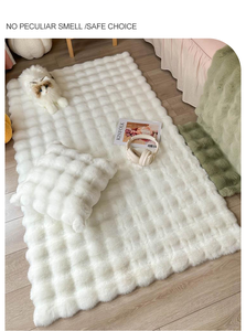 Alfombra de Pelo Sintético de Lujo con Logotipo de Marca, Forma Rectangular, para Sala de Estar, Dormitorio, Sala de Estar, Alfombras y Tapetes Esponjosos, Fabricación OEM en Turquía - Product Image 5