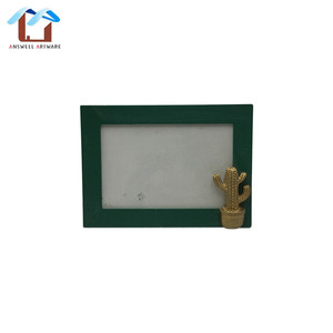 Chine fabricant <span class=keywords><strong>cactus</strong></span> décoratif MDF accueil bébé fille enfants décoration de chambre debout petit cadre photo en bois - Product Image 2