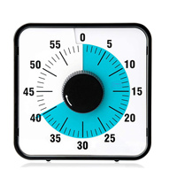 TIME TIMER ORIGINAL Besar 19x19cm Jam Timer Analog Visual 60-Menit