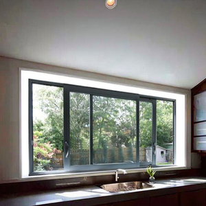 Cửa sổ trượt nhôm ngang và thanh trượt với màn hình muỗi tích hợp tùy chọn và màn trập lăn bên ngoài - Product Image 4