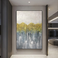 Grande Taille Paysage Mer Vague Épais 3d Texture Peinture Acrylique À La Main Abstraite Texturée Peinture À L'huile Toile Art Décor