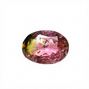 Turmalina Sandía Natural Bio Color, Gema Facetada de Corte Ovalado, 0.5Ct, Certificada por Terceros para la Fabricación de Joyas - Product Image 2