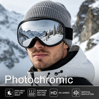 Lunettes de ski personnalisées CE du fabricant, protection UV400, lunettes de sport pour la neige, lunettes de sécurité pour le ski, verres polarisés, lunettes de snowboard