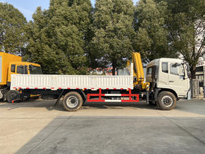 Dongfeng 6.3ton truk derek Knuckle Boom truk pengangkut 4x2 truk pengangkut 6,3 ton lengan artikulasi derek hidrolik untuk dijual - Product Image 4