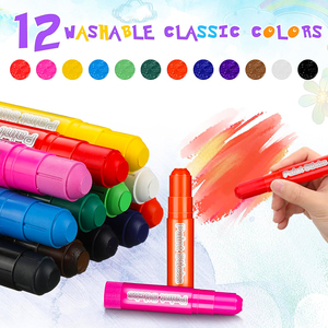 Palette de peinture pour le visage et le corps <span class=keywords><strong>Cryon</strong></span>, 12 pièces, professionnelle, végane, arc-en-ciel, pour le maquillage des enfants, 2026 - Product Image 3