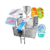 Scelleuse automatique à 4 têtes pour crème glacée, maïs et yaourt Jelly Four Cup Form Fill and Lidding Selingly Machine 8 Line